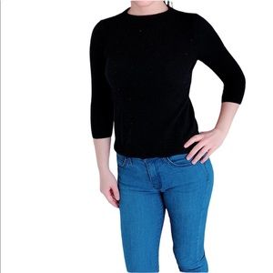 Talbots Cashmere Crop Sweater